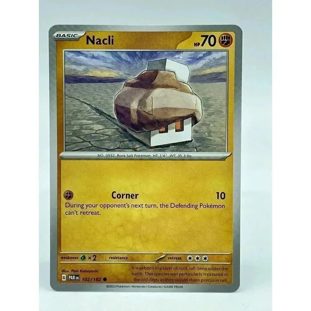 nacli pokemon card | Toys | Paradox Rift 2182 Non Holocommon Pokemon Tcg Nm Unplayed [Colorless] [Colorless] [Colorless]. Nacli - 220/193 Ultra Rare
